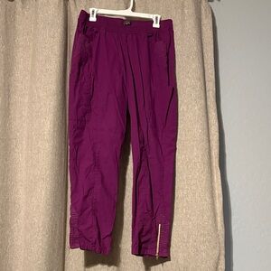 Jaanuu Plum moto 6 pocket scrub pants